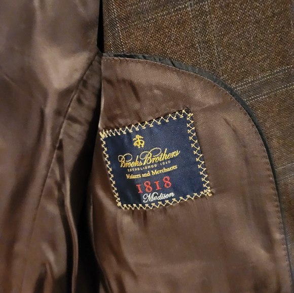 Brooks Brothers Madison Saxxon Sport Coat Surgeon Cuffs Sz 42 Minty - Picture 3 of 4